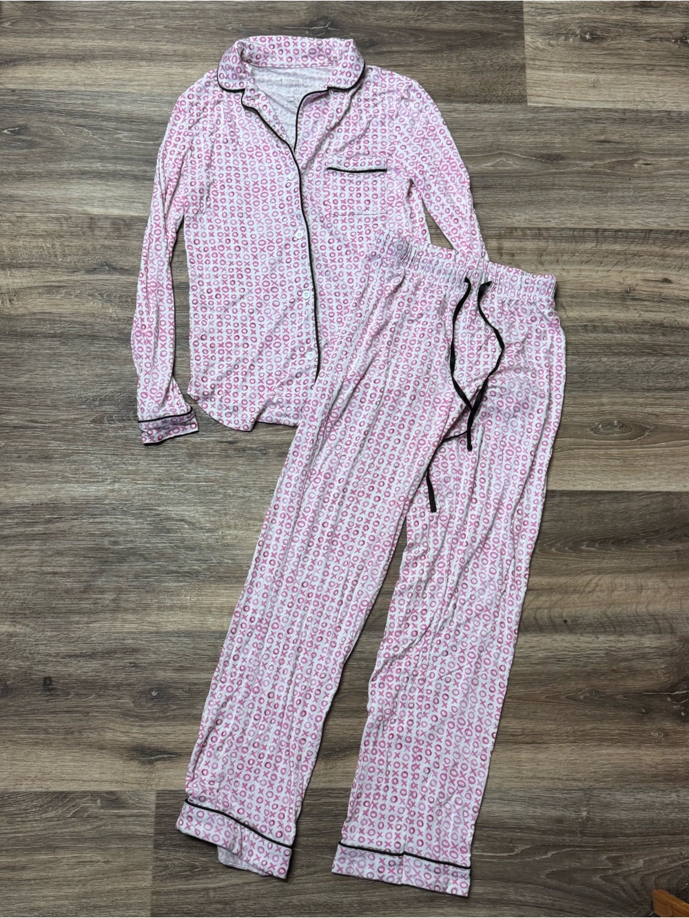 Katie J NYC Couture Maia Print Pajama Set Teen Women’s XXS